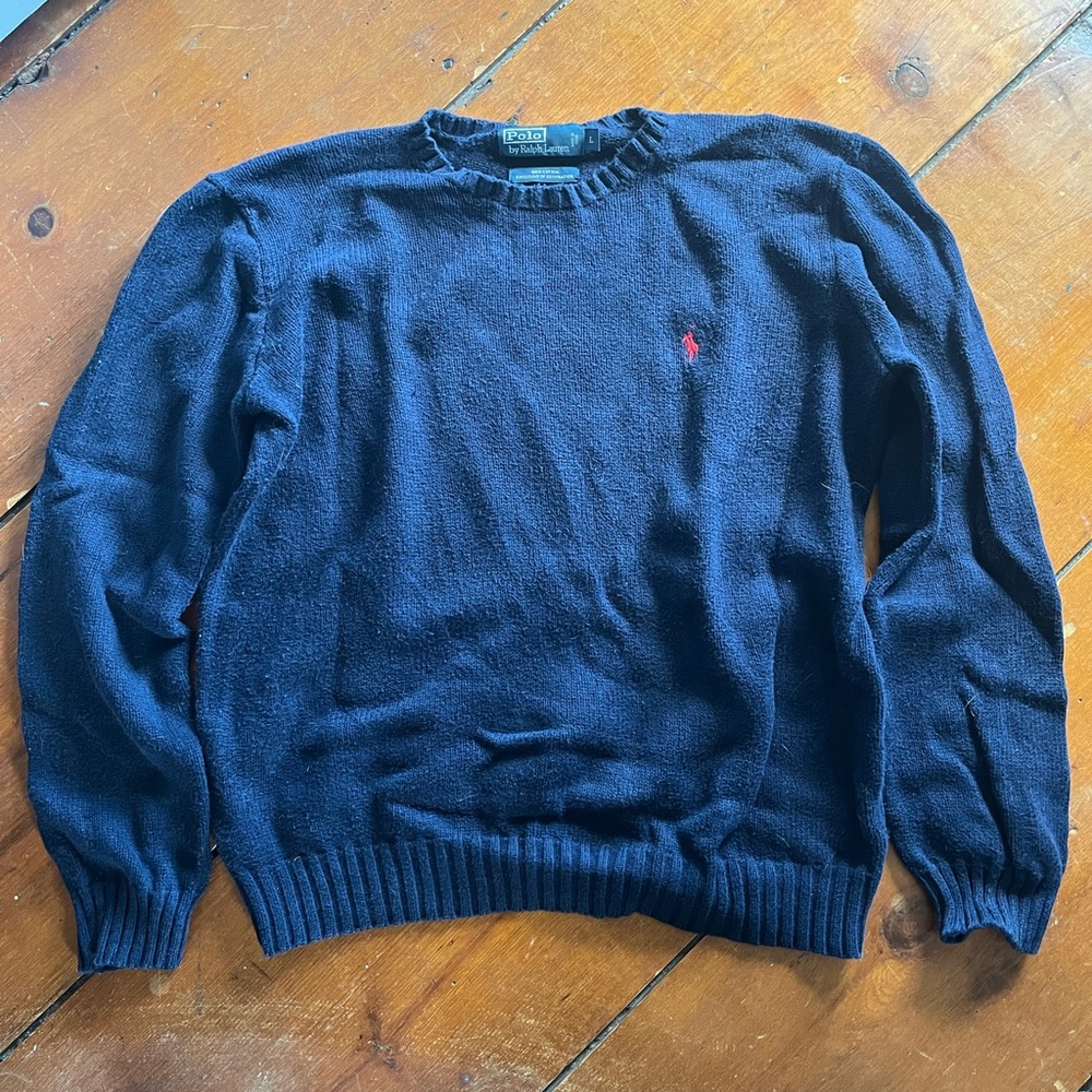 Ralph Lauren Dark Blue Crewneck Sweater